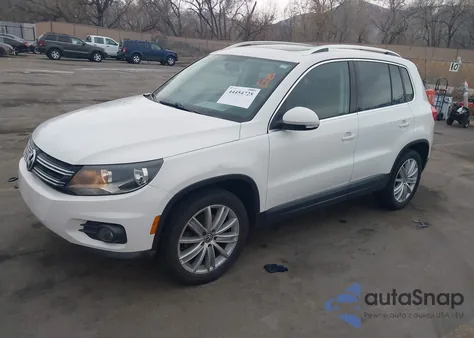 2012 Volkswagen Tiguan Se z USA, uszkodzony, nr VIN WVGBV7AX4CW518169